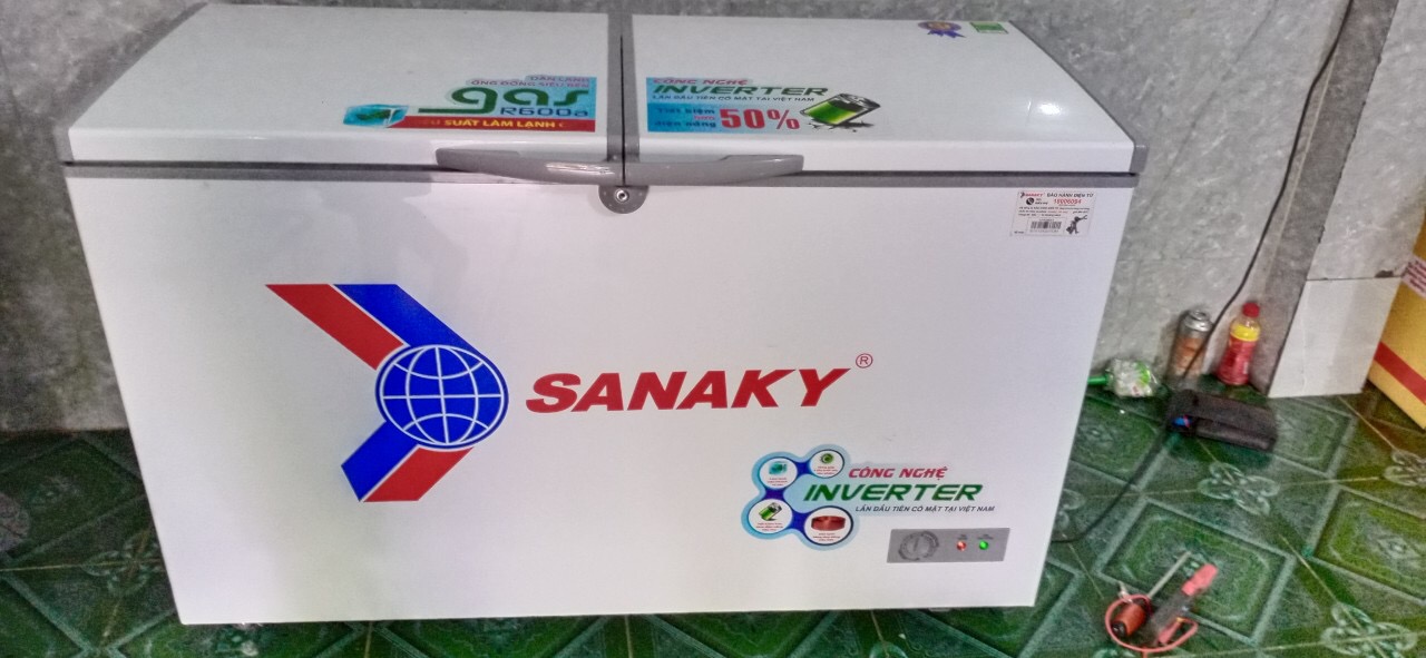 Tủ Đông Sanaky Inverter 305 lít VH-4099A3 Cũ Tại Hải Dương
